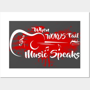 Music Speaks Posters and Art